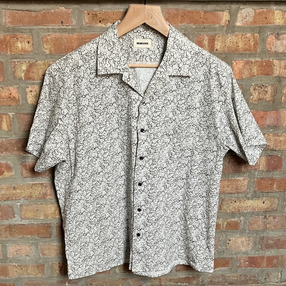 Taylor Stitch The Short Sleeve Hawthorne in Tide Pool